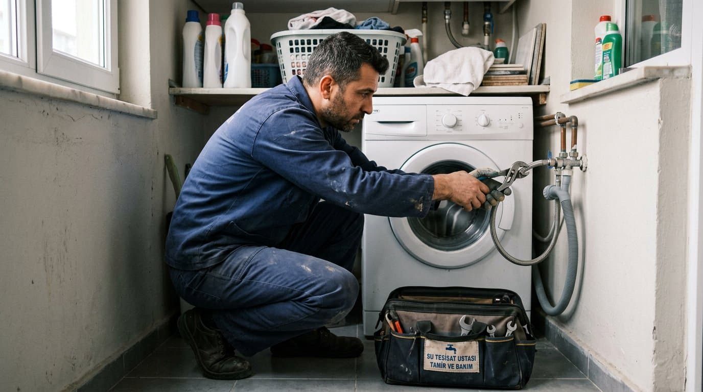 Çamaşır Makinesi Su Bağlantısı - Niğde Tek Su Tesisat